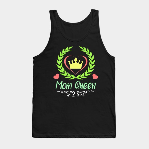 Mom Queen Tank Top by dnlribeiro88